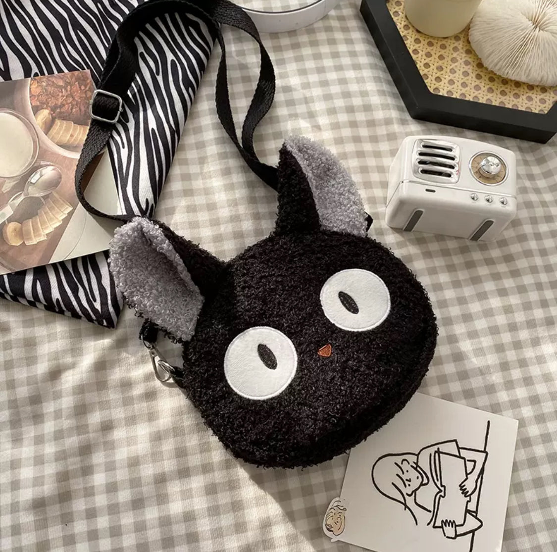 Studio Ghibli: Jiji Plush Bag