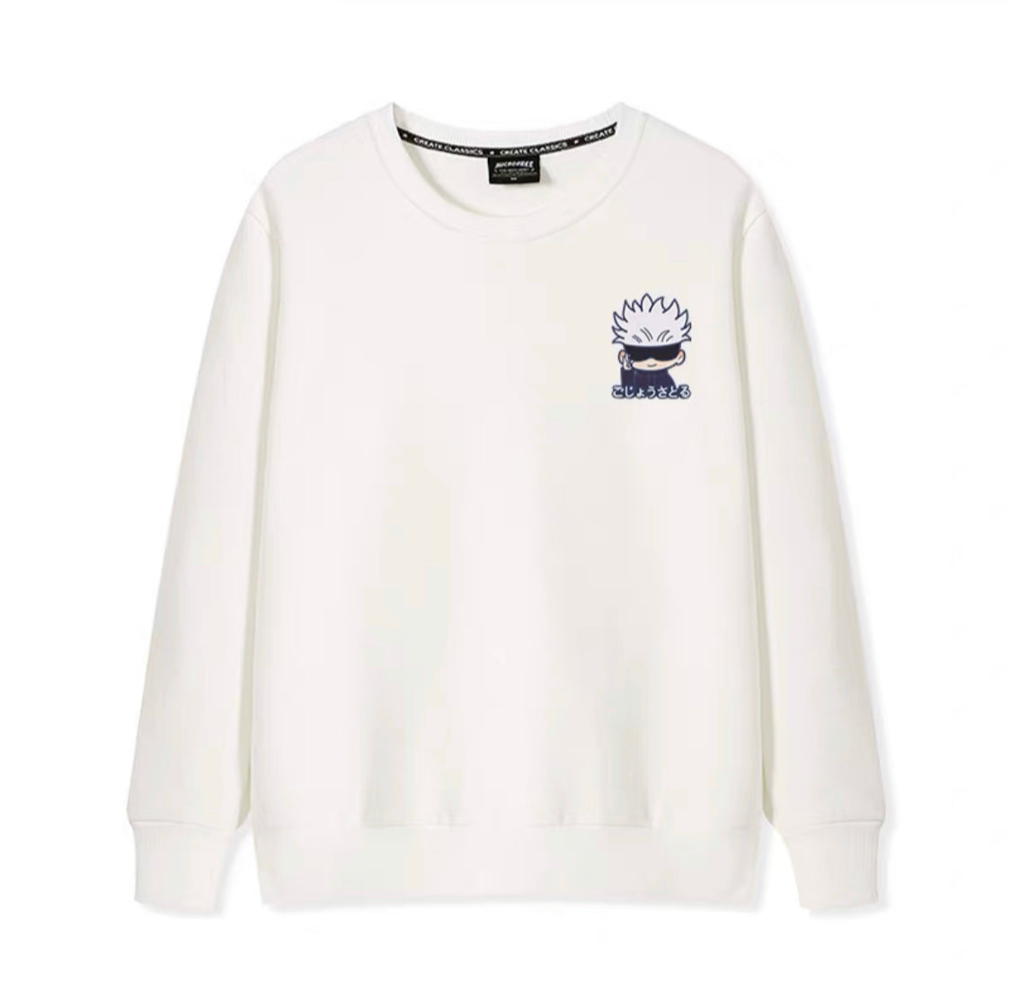 Jujutsu Kaisen: White Unisex Gojo Sweatshirt