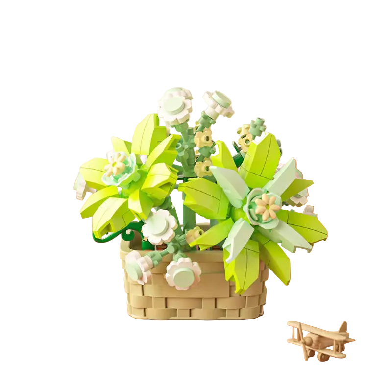 Florist: Buildable Mystery Flower Bouquet