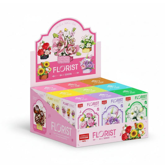 Florist: Buildable Mystery Flower Bouquet