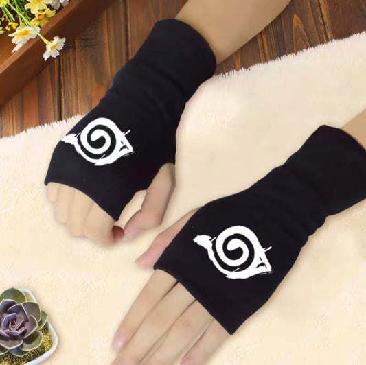 Naruto: Konoha Fingerless Gloves