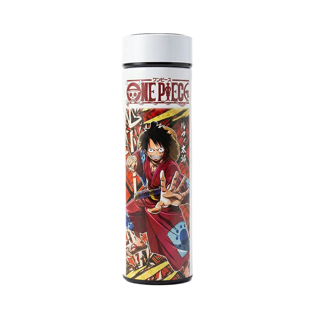 One Piece: Luffy Water Bottle (White)