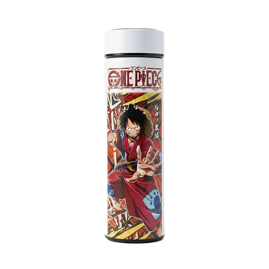 One Piece: Luffy Water Bottle (White)