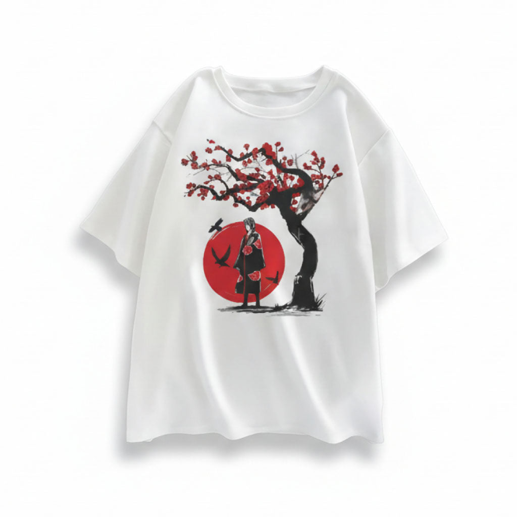 Naruto: Itachi Uchiha White T-shirt