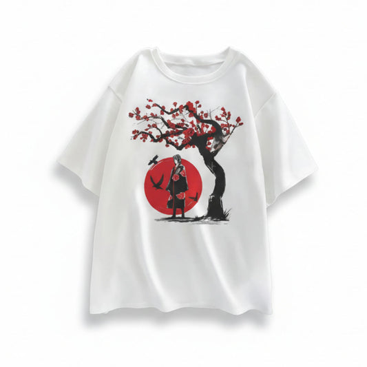Naruto: Itachi Uchiha White T-shirt