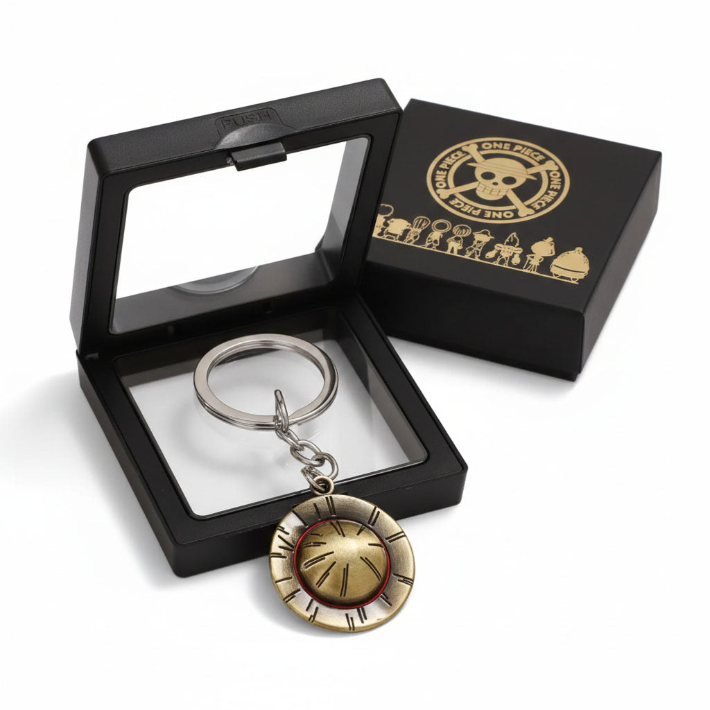 One Piece: Luffy's Straw Hat Keychain