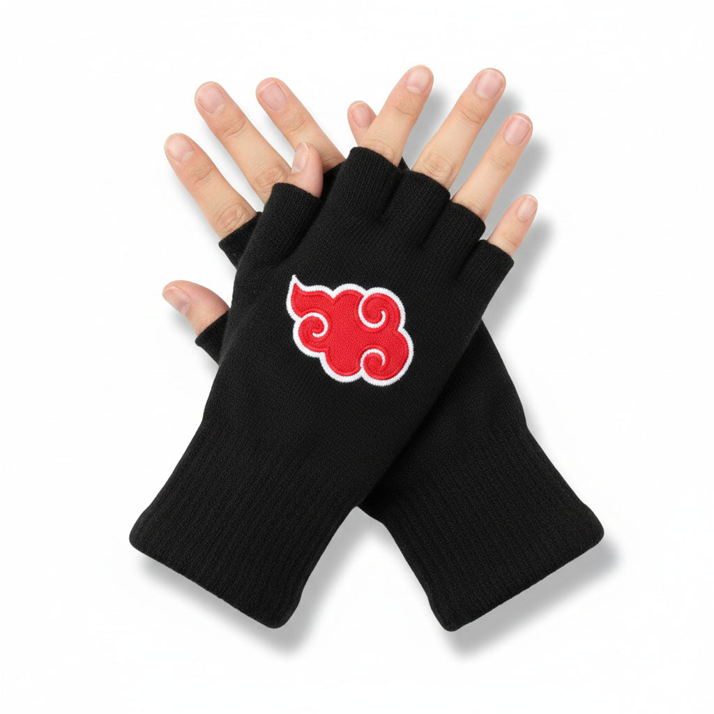 Naruto: Akatsuki Fingerless Gloves