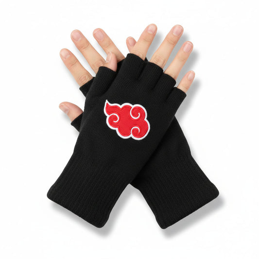 Naruto: Akatsuki Fingerless Gloves