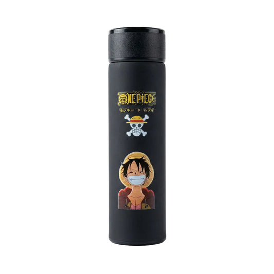 One Piece: Luffy Water Bottle (Black)