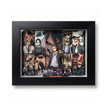 Attack on Titan: 3D Framed Poster