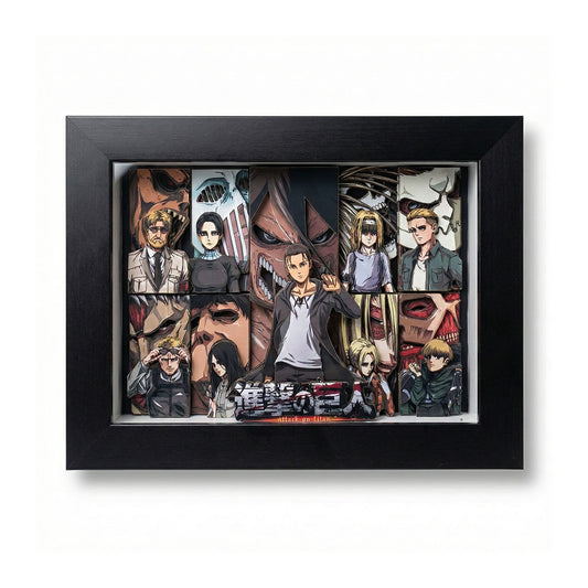 Attack on Titan: 3D Framed Poster
