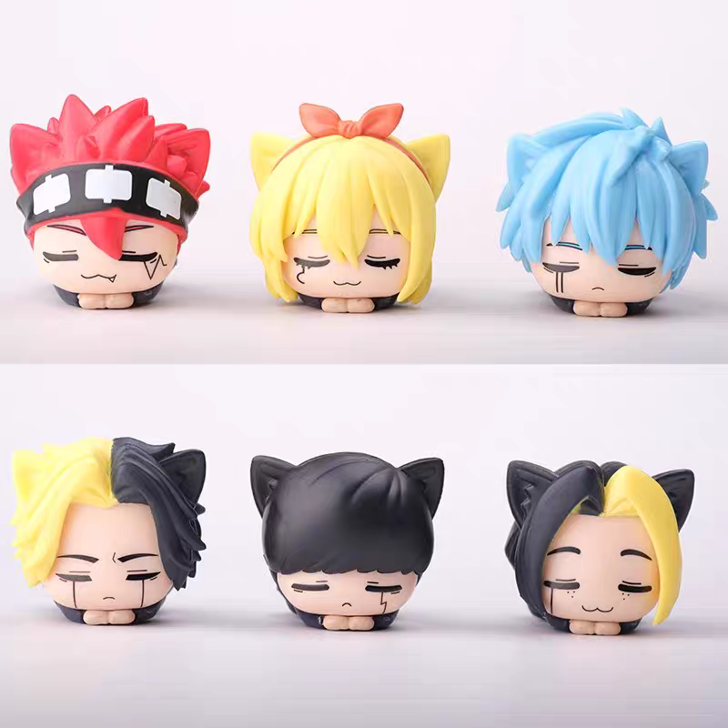 Mashle: Cat-Ear Sleeping Figurines